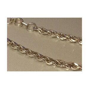 Mens' Triple Rope Stainless Steel Bracelet